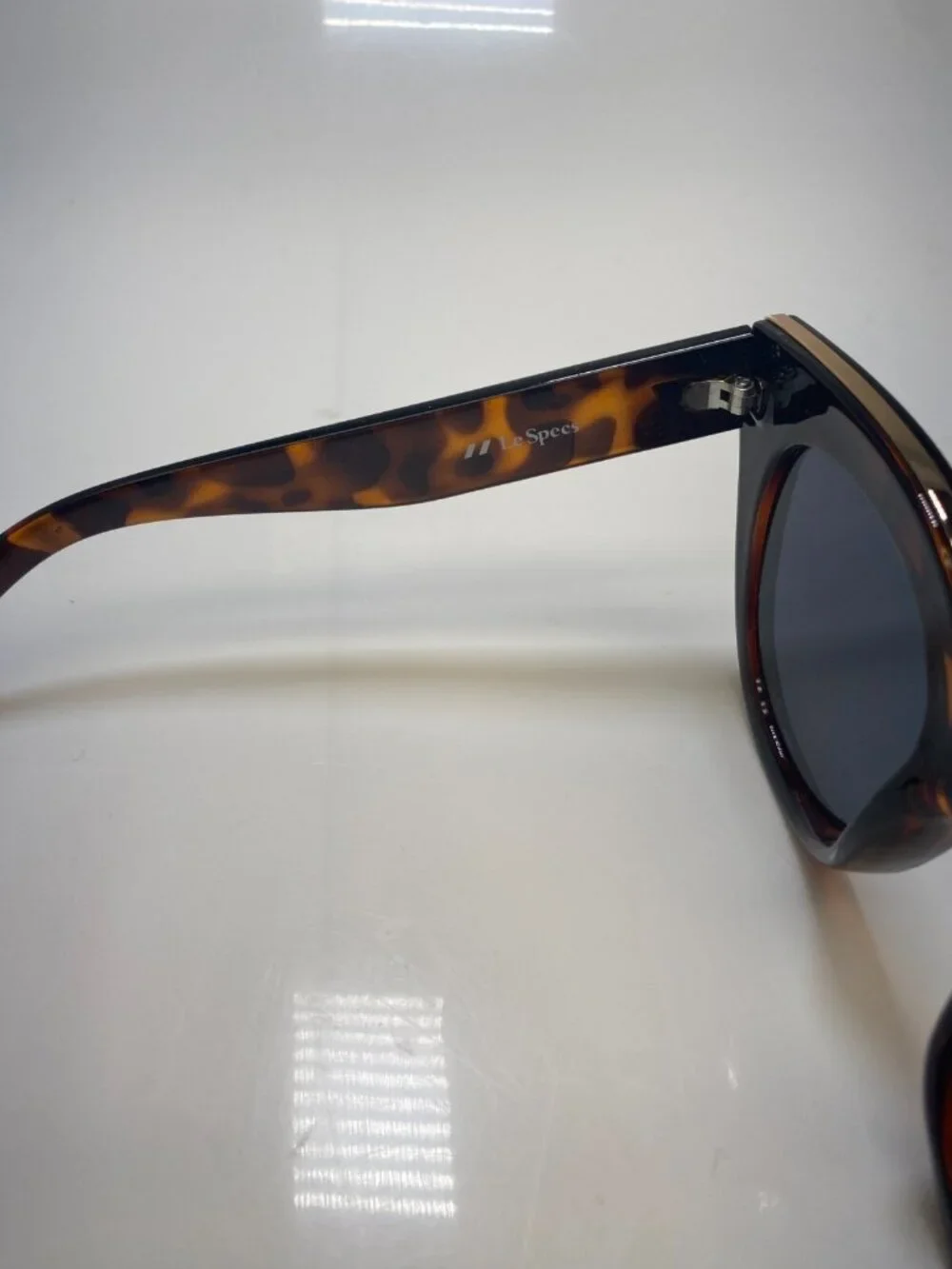 Le Specs Womens Tortoise/ Smoke Air Heart 51mm Sunglasses